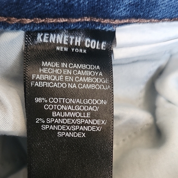 Kenneth Cole New York Straight Leg Blue Jeans 8 - Picture 7 of 7